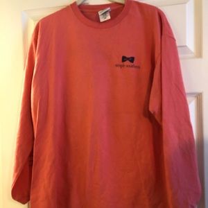 Long Sleeved Coral Color Simply Southern Shirt L